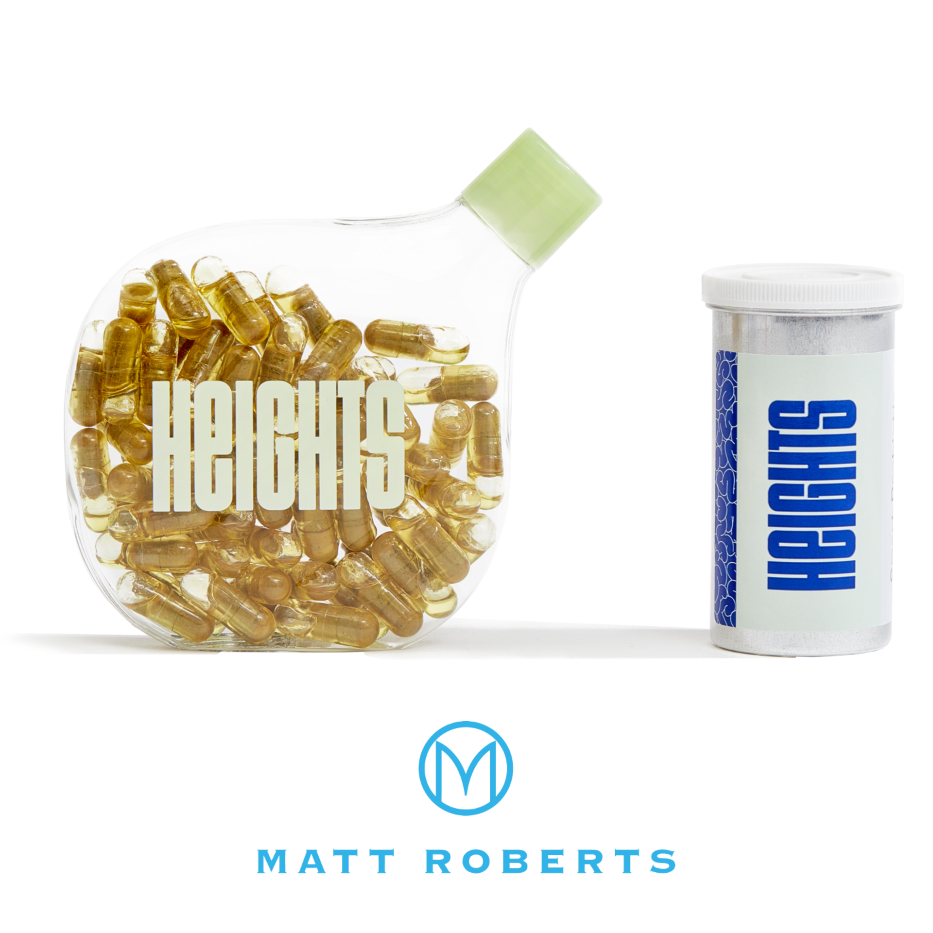 Matt Roberts — Hero, bottles with logo (1:1)