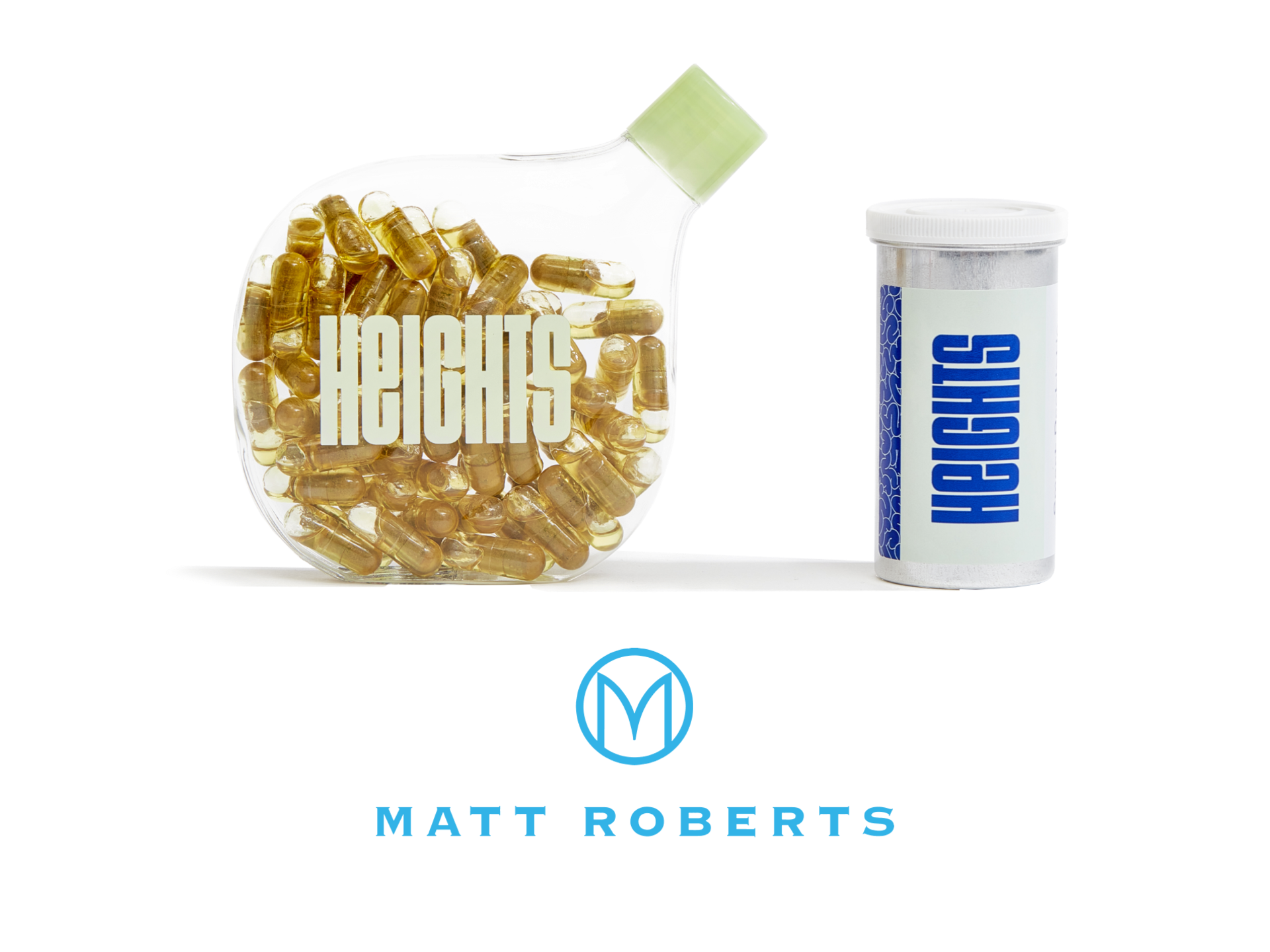 Matt Roberts — Hero, bottles with logo (4:3)